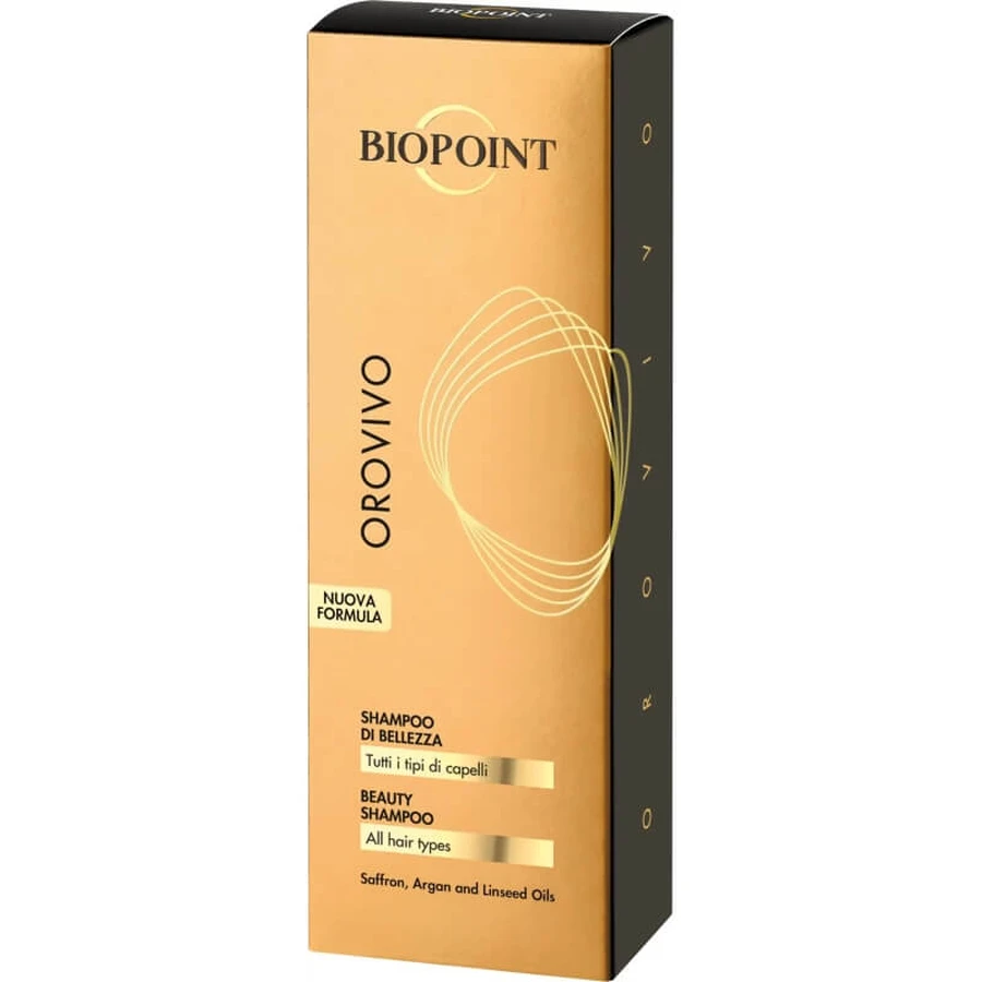 Biopoint personal hair shampoo live gold beauty fluid 200 ml