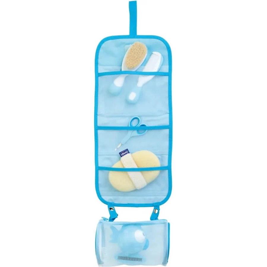 Chicco my first beauty - baby hygiene set blue color