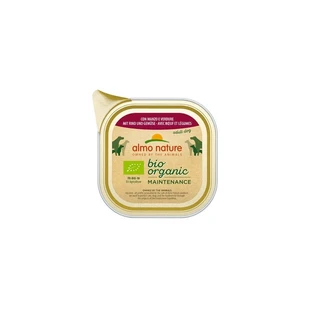 Almo nature Bio Bio-Rindfleisch und Gemüse - Alleinfuttermittel für Hunde 300 gr