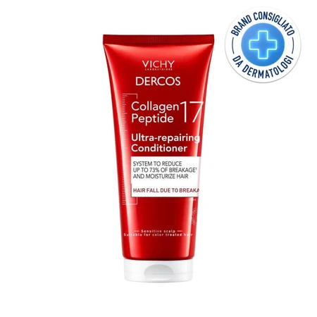 Vichy dercos collagen peptide 17 - reparierender Conditioner für geschädigtes Haar 200 ml