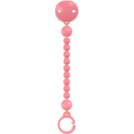 Suavinex color essence - silicone pacifier clip - fuchsia