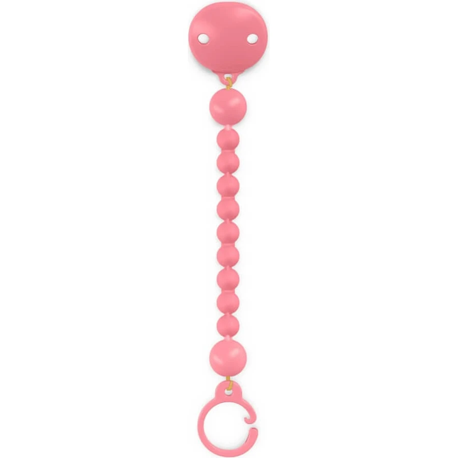 Suavinex color essence - silicone pacifier clip - fuchsia
