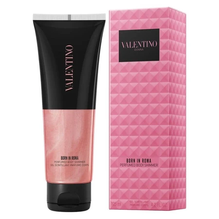 Valentino Born in roma - gel douche parfumé aux perles illuminatrices et à l'acide hyaluronique 125 ml