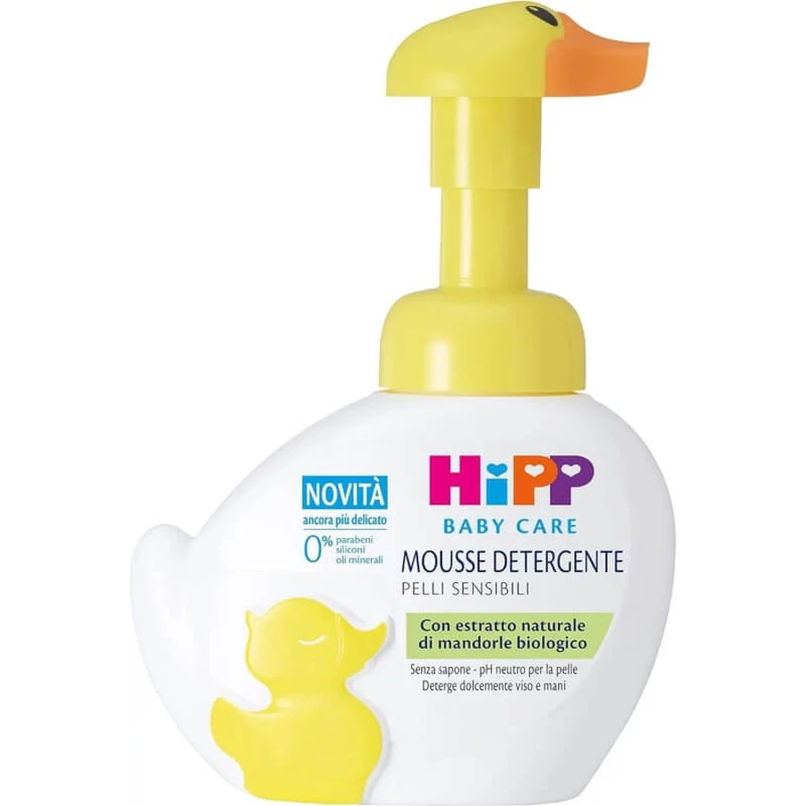 Hipp baby - mousse limpiadora para cara y manos 250 ml