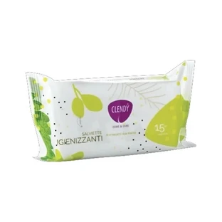 Clendy 15 lingettes désinfectantes rafraîchissantes