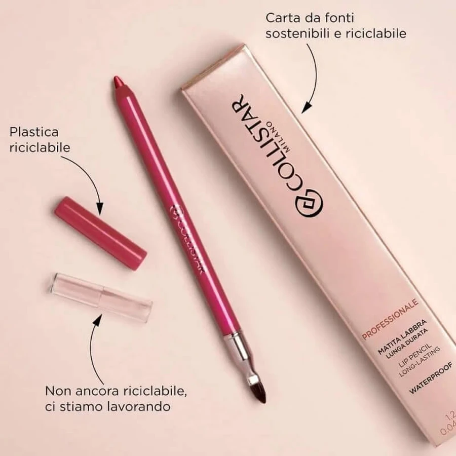Collistar professional - crayon à lèvres longue durée n° 28 rose pêche