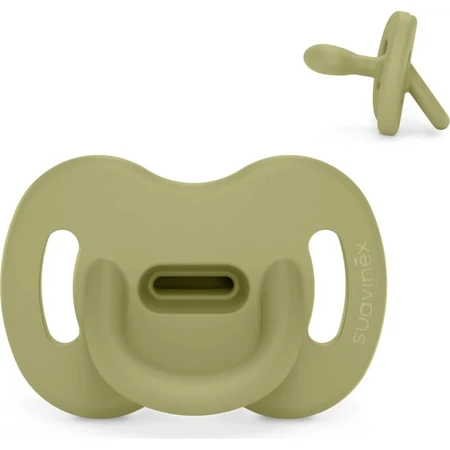 Suavinex color essence - silicone soother 6-18 months - tortoise green