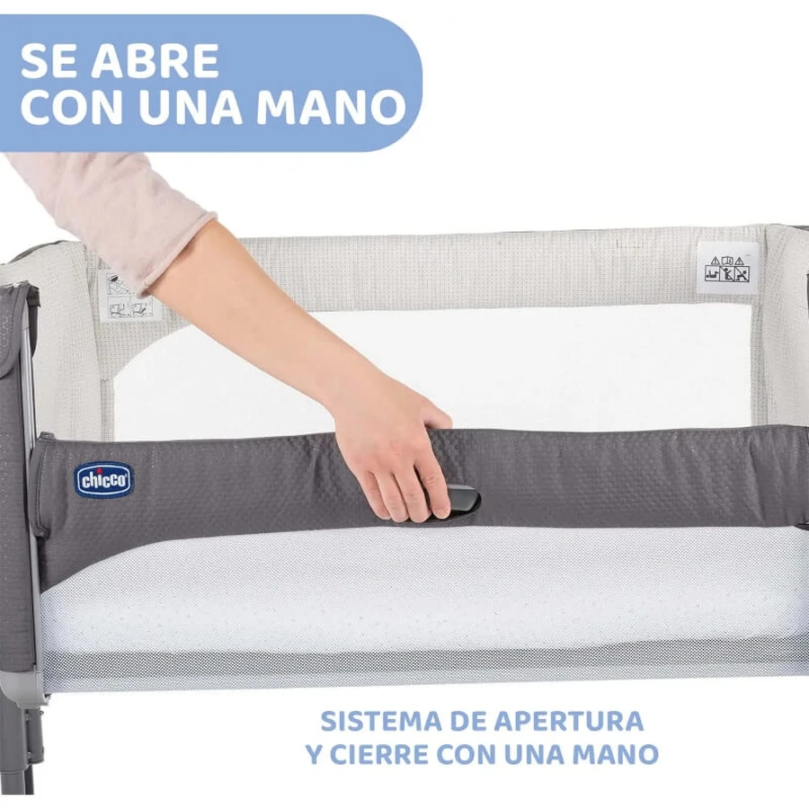 Chicco next2me - magic moon grijs wiegje