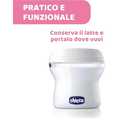 Chicco step up new milk container 1 pack 4 containers