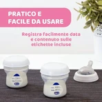 Chicco step up new milk container 1 pack 4 containers