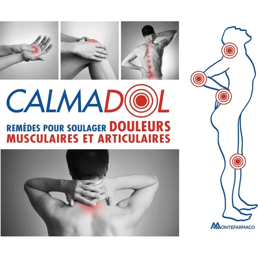Calmadol - 1 venda autocalentable para la fatiga y el dolor muscular