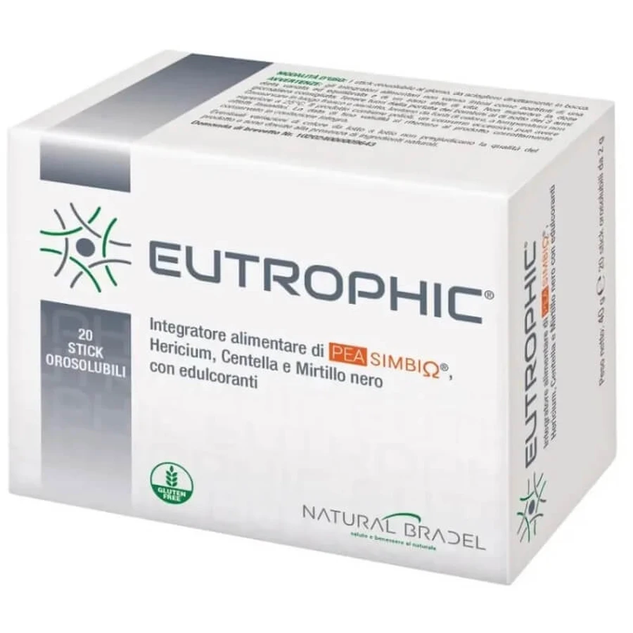 Eutrophic 20 orosoluble sticks - Ergänzung für Gedächtnis und kognitive Funktion