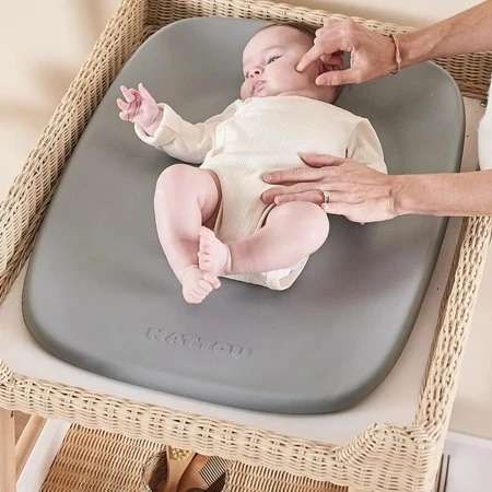 Nattou Softy - pu foam changing mat - gray