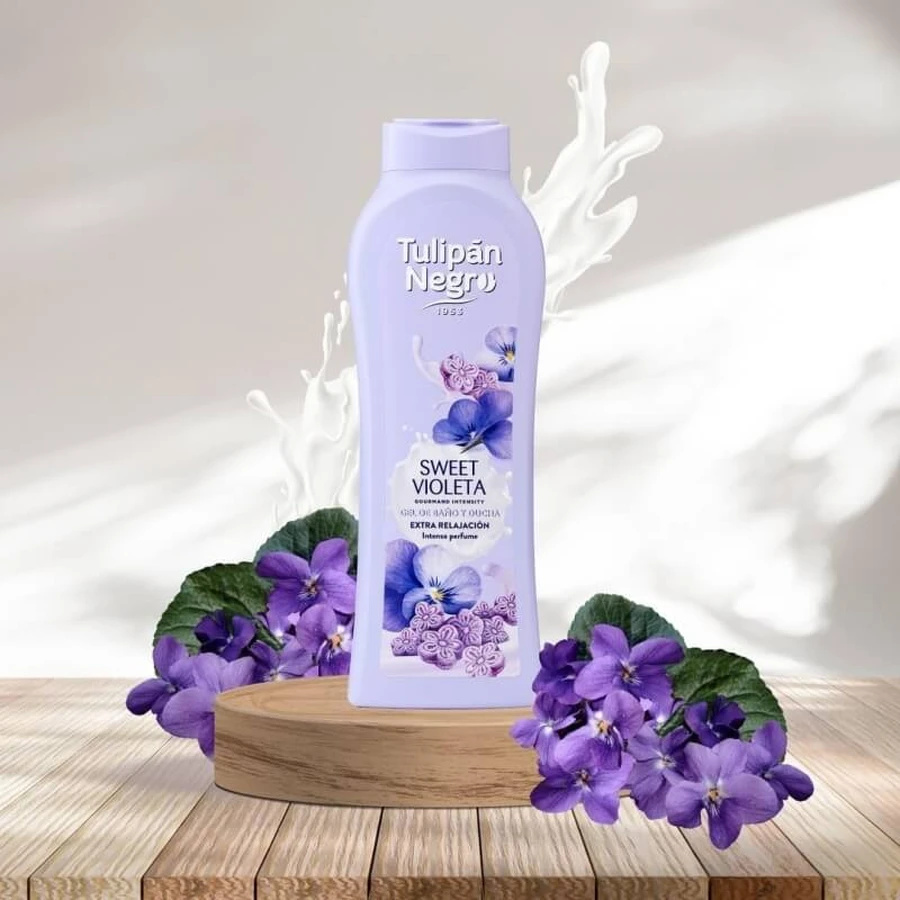 Tulipan negro Sweet violeta - sweet violet shower and bath gel 650 ml