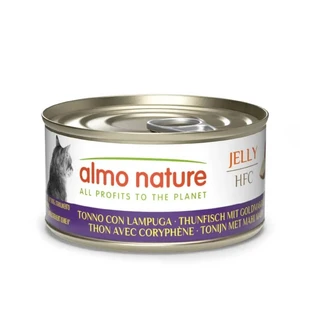 Almo nature Hfc jelly tuna with lampuga - aliment complémentaire pour chats adultes 70 gr