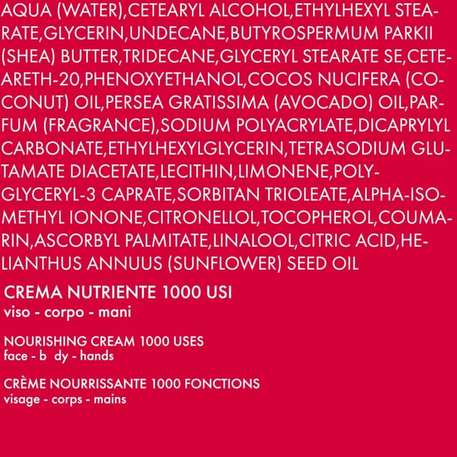 Pupa all in one - nourishing cream 1000 uses face body and hands 350 ml