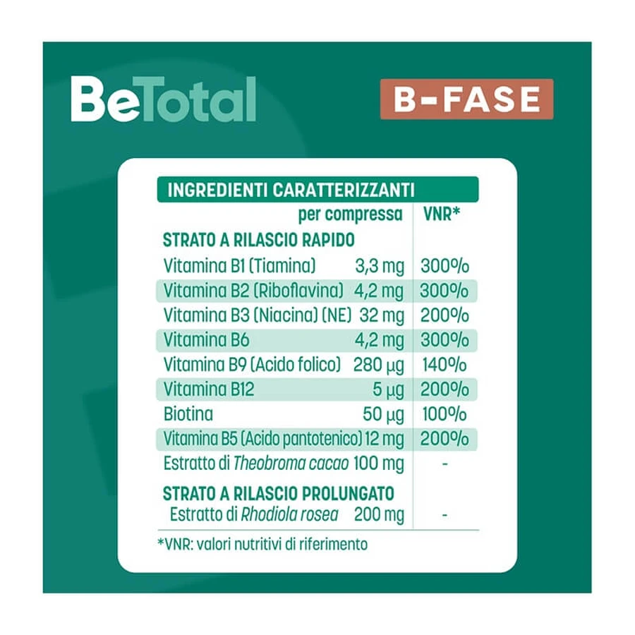 Be-total b-phase 20 tablets - energy supplement'energy