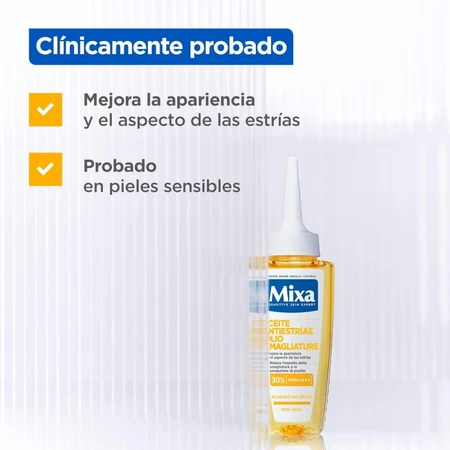 Mixa Anti-stretch mark oil against signs of pregnancy or weight changes 100 ml