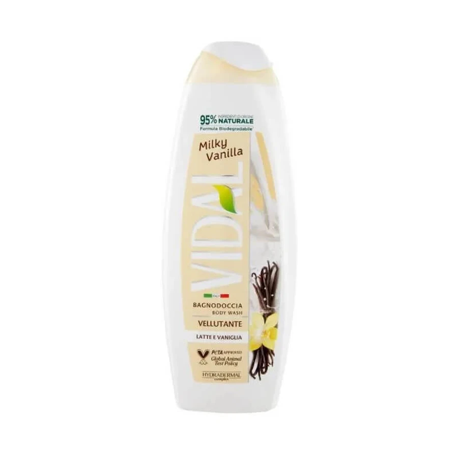 Vidal Milky vanilla - velvety bath and shower gel 500 ml