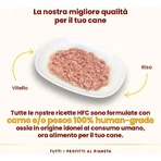 Almo nature Hfc Natural Kalbfleisch - Nassfutter für ausgewachsene Hunde 95 gr.