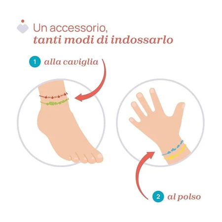 Chicco 5 citronella scented silicone bracelets