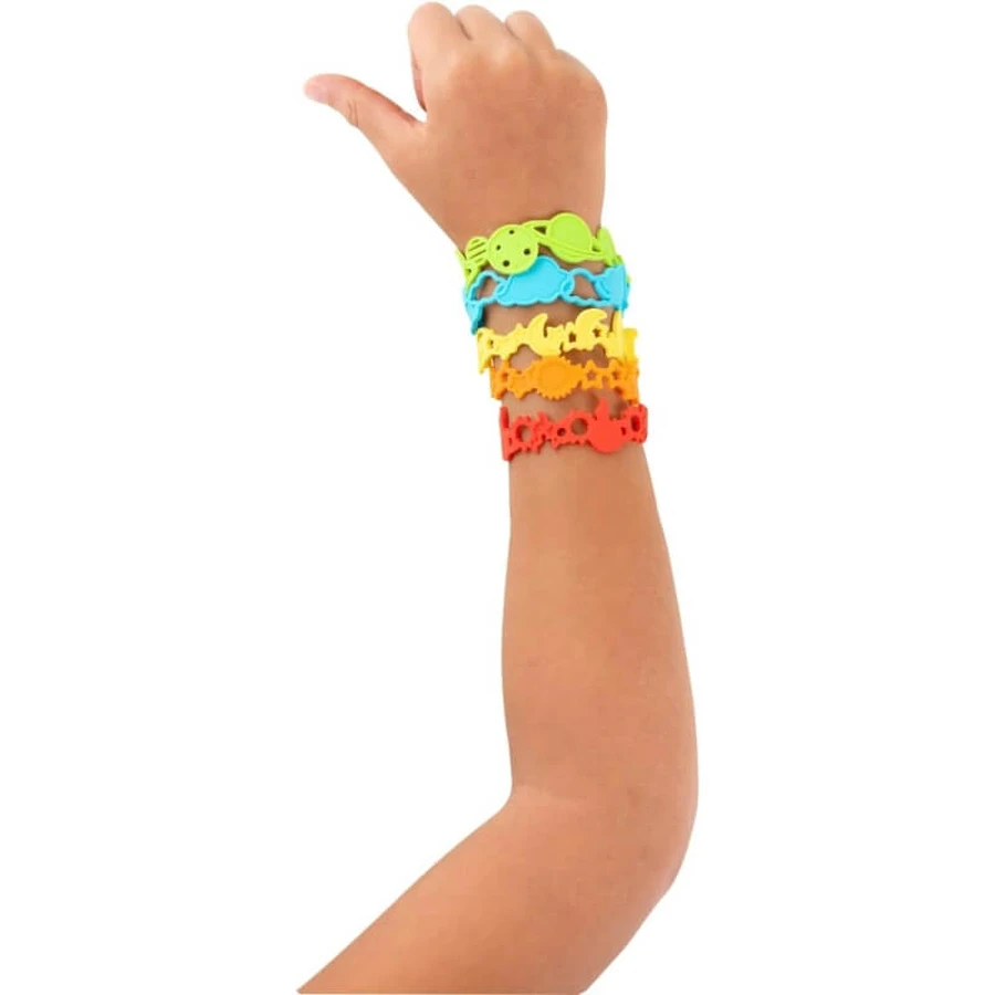 Chicco 5 citronella scented silicone bracelets