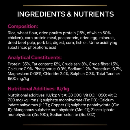Purina proplan urinary feline - complete dietary food for adult cats with struvite and urinary problems 5 kg
