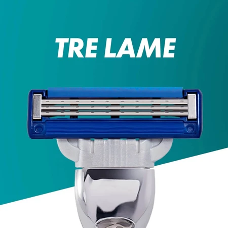Gillette mach3 turbo - 5 razor blades for manual razor