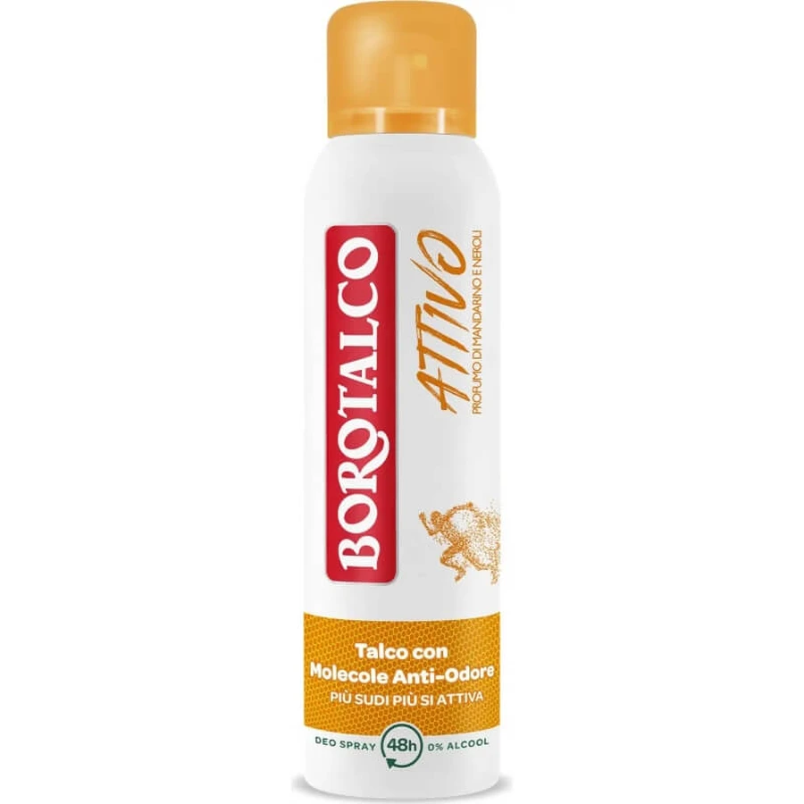 Borotalco active fragrance of mandarin and neroli - deodorant 48h spray 150 ml