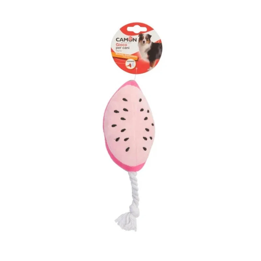 Camon Dog toy with rope and squeaker