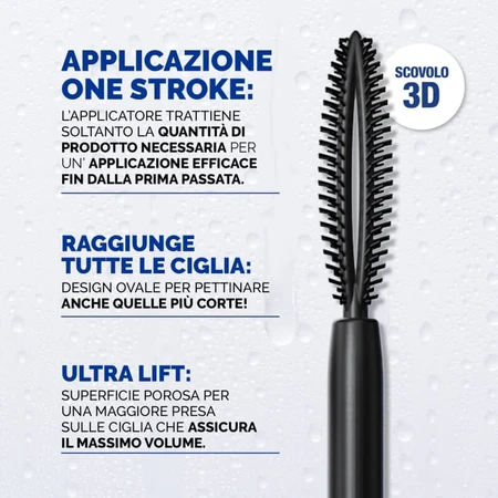 Veralab Sharp volume waterproof - mascara - black