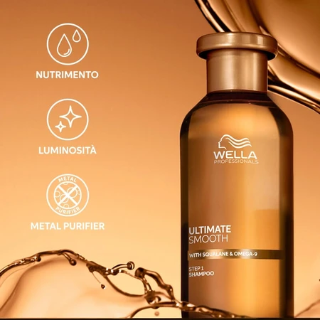 Wella Ultimate smooth - gladmakende shampoo 250 ml