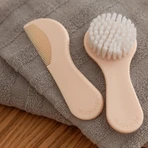 Suavinex brush and comb set white