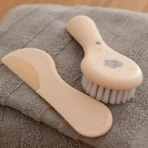 Suavinex brush and comb set white