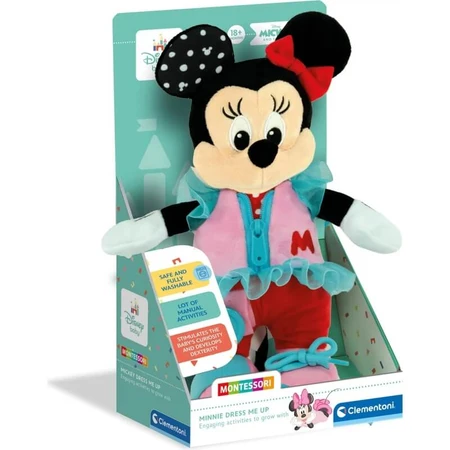 Clementoni Disney baby dres me up minnie - soft toy montessori method