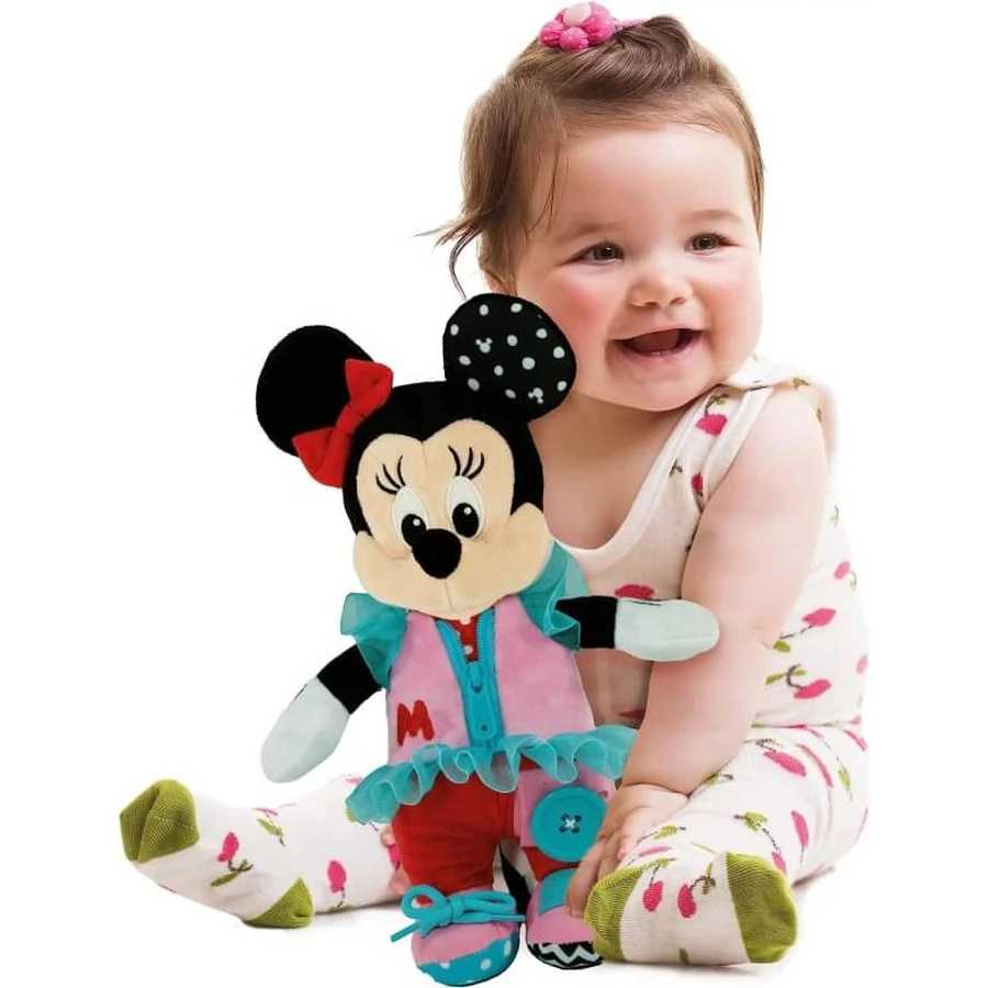 Clementoni Disney baby dres me up minnie - soft toy montessori method