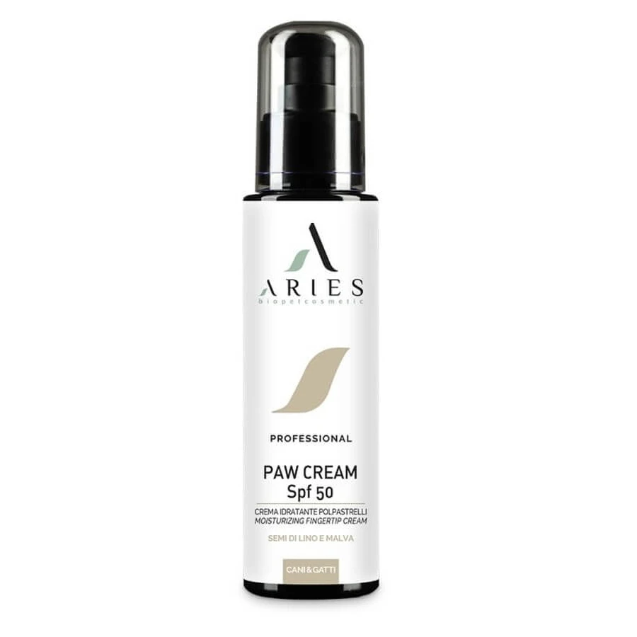 Aries biopetcosmetic Paw cream - crème protectrice hydratante spf 50 fingertips truffle elbow chiens chats 60 ml