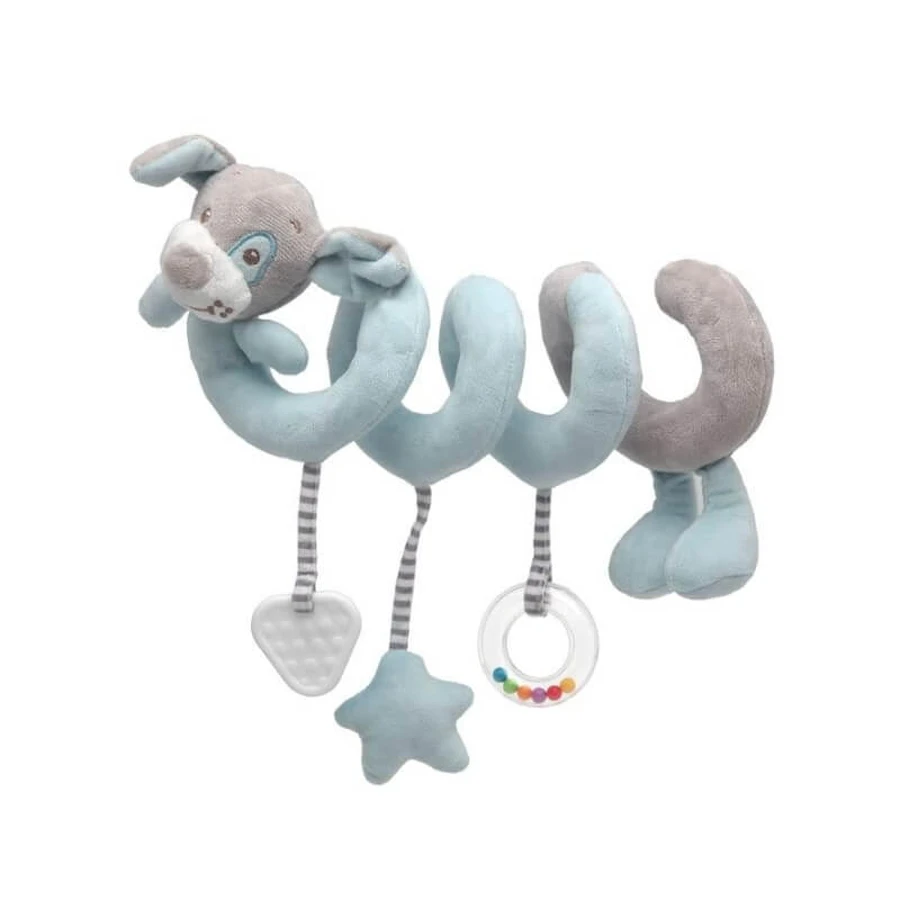 Kiokids sensorische spiraal - blauwe hond 35 cm