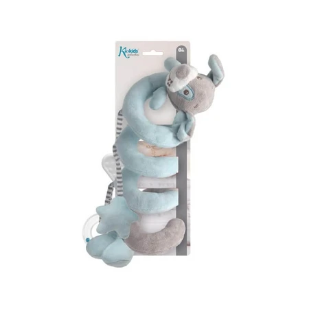 Kiokids sensorische spiraal - blauwe hond 35 cm
