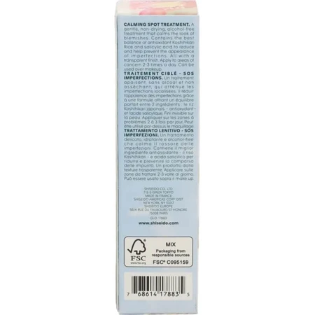 Shiseido Waso koshirice kalmerende vlekbehandeling - anti-onzuiverheden behandeling 15 ml