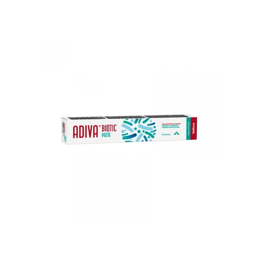 Vetnova Adiva biotic paste - aliment complémentaire symbiotique pour animaux 15 ml