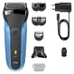 Braun series 3 - afeitadora eléctrica de barba en seco y húmedo de 3 elementos