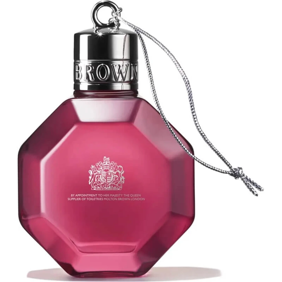 Molton brown Vurige roze peper feestbal - kerstbal met douchegel 75 ml