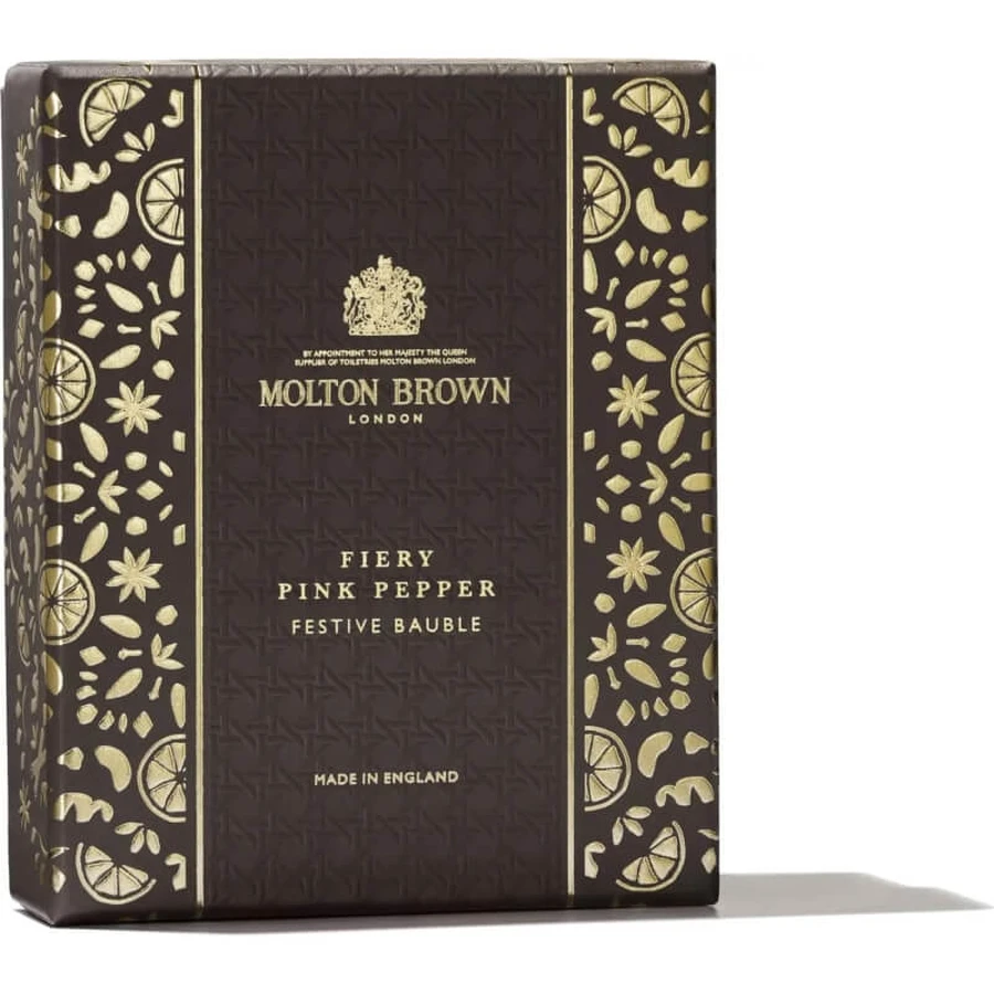 Molton brown Vurige roze peper feestbal - kerstbal met douchegel 75 ml