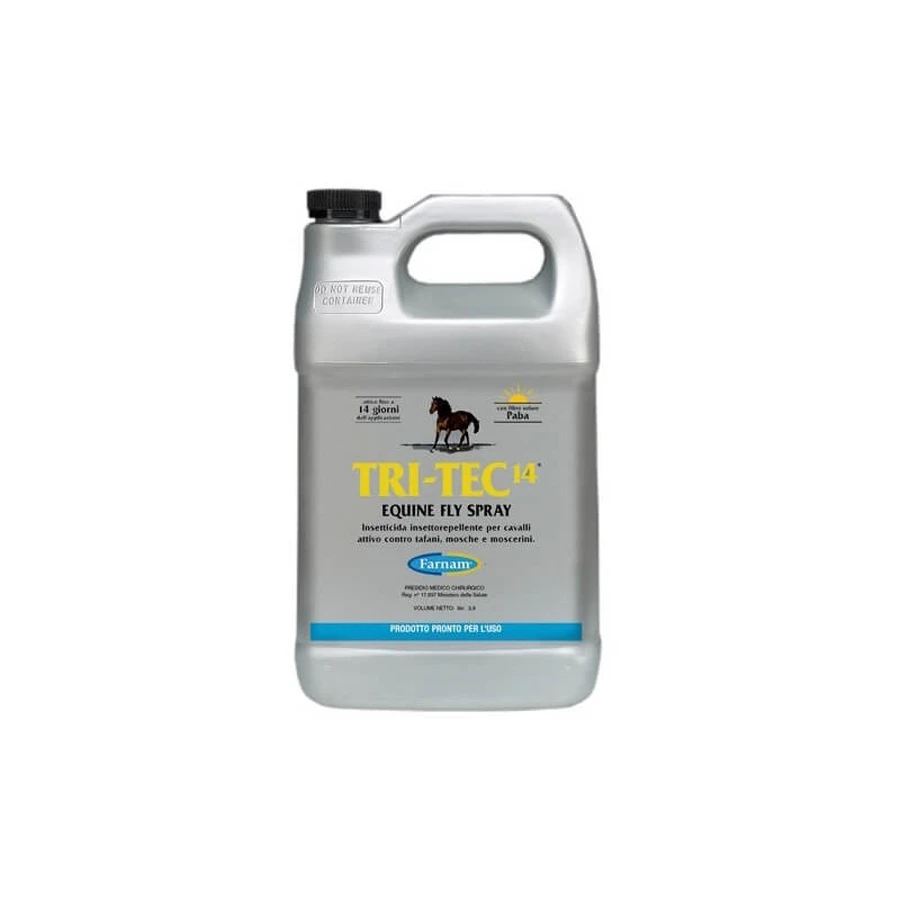 Farnam Tri-tec 14 - insectenspray voor paarden met 14-dagen bescherming en zonnefilter 3.8lt
