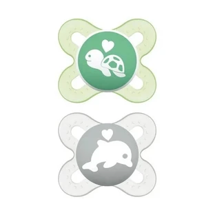 Mam Start nano - 2 soothers silicone teat 0-2 months neutral