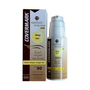 Covermark Sunscreen 30 spf rayblock body plus milk high protection 150 ml