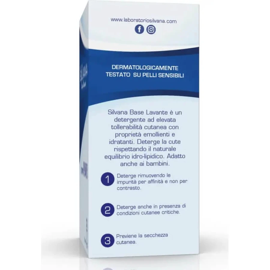 Laboratorio silvana Washing base - organic body and hair cleanser 500 ml