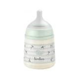 Suavinex birdies - zuigfles met siliconenspeen sx pro antikoliek 0m+ groen 150 ml