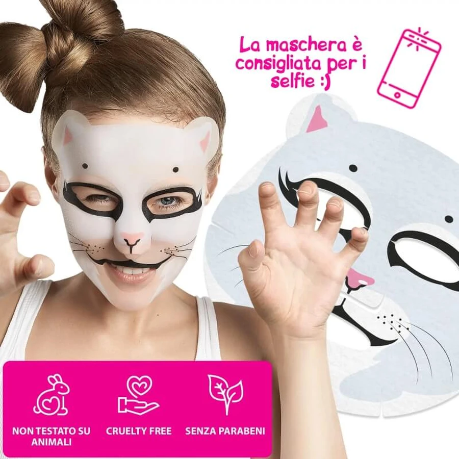 7 zile Set de frumusețe amuzant - 4 măști de față